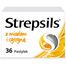 Strepsils z miodem i cytryną 1,2 mg + 0,6 mg, 36 pastylek twardych