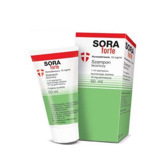 Sora Forte 10 mg/ ml, szampon leczniczy przeciw wszawicy, 50 ml - 3 - zdjęcie produktu