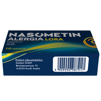 Nasometin Alergia Lora 10 mg, 10 tabletek - 4 - zdjęcie produktu