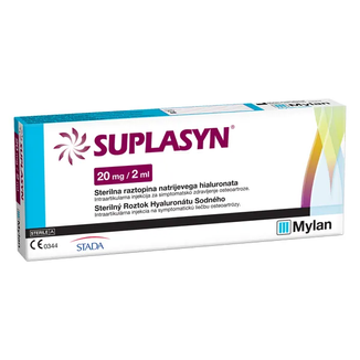 Suplasyn 20 mg/ 2 ml, roztwór do wstrzyknięć, 2 ml x 1 ampułkostrzykawka - zdjęcie produktu