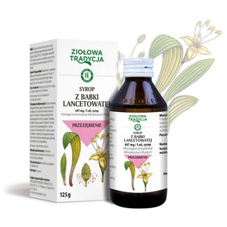 Sirupus Plantaginis 647 mg/ 5 ml, syrop, 125 g KRÓTKA DATA - 2 Sirupus Plantaginis 647 mg/ 5 ml, syrop, 125 g KRÓTKA DATA - 2 - zdjęcie produktu