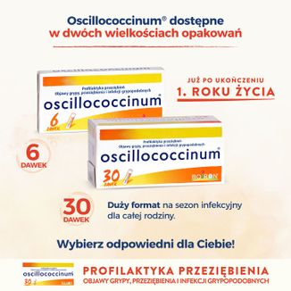Boiron Oscillococcinum, granulki, 1 g x 30 dawek - 7 - zdjęcie produktu
