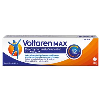 Voltaren Max 23,2 mg/g, żel, 50 g - 2 - zdjęcie produktu