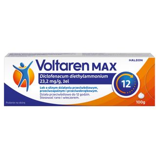 Voltaren Max 23,2 mg/g, żel, 100 g - 2 - zdjęcie produktu