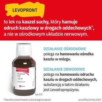 Levopront 60 mg/ 10 ml, syrop, 120 ml - 4 - zdjęcie produktu