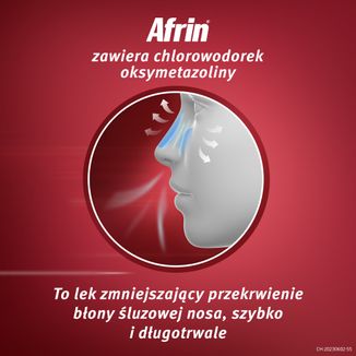 Afrin ND 0,5 mg/ ml, aerozol do nosa, roztwór, 15 ml - 2 - zdjęcie produktu