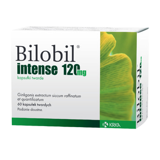 Bilobil Intense 120 mg, 60 kapsułek USZKODZONE OPAKOWANIE - zdjęcie produktu
