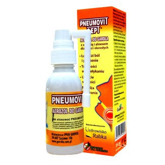 Pneumovit Sept, aerozol do gardła, 35 ml - zdjęcie produktu