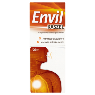 Envil kaszel 30 mg/ 5 ml, syrop, 100 ml - 2 - zdjęcie produktu