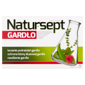 Natur-Sept Gardło, 18 pastylek do ssania - 2 Natur-Sept Gardło, 18 pastylek do ssania - 2 - zdjęcie produktu