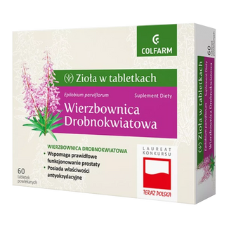 Zioła w tabletkach Wierzbownica drobnokwiatowa, 60 tabletek powlekanych - zdjęcie produktu