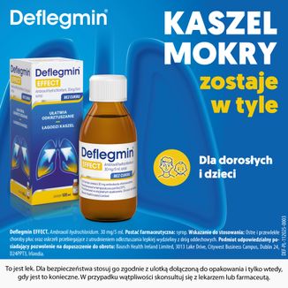Deflegmin 30 mg/ 5 ml, syrop, 120 ml - 2 - zdjęcie produktu