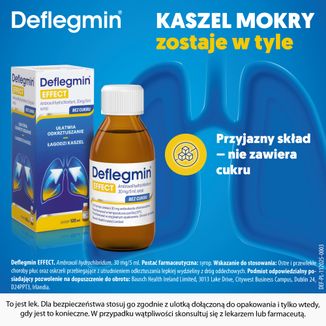 Deflegmin 30 mg/ 5 ml, syrop, 120 ml - 5 - zdjęcie produktu