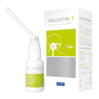 Argentin T, spray do gardła, 20 ml USZKODZONE OPAKOWANIE - zdjęcie produktu