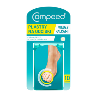 Compeed, plastry na odciski między palcami, 10 sztuk - zdjęcie produktu