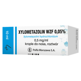 Xylometazolin WZF 0,05%, krople do nosa, roztwór, 10 ml - miniaturka zdjęcia produktu