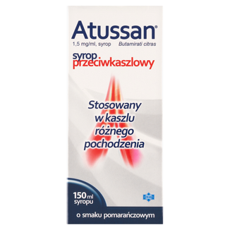 Atussan 1,5 mg/ ml, syrop, smak pomarańczowy, 150 ml - 2 - zdjęcie produktu