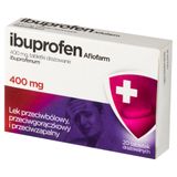 Ibuprofen Aflofarm 400 mg, 20 tabletek drażowanych - miniaturka zdjęcia produktu