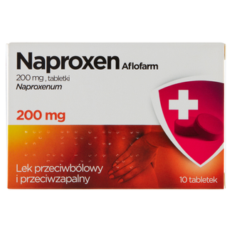 Naproxen Aflofarm 200 mg, 10 tabletek USZKODZONE OPAKOWANIE - 2 - zdjęcie produktu