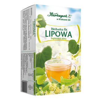 Herbapol Lipowa, herbatka fix ziołowa, 2 g x 20 saszetek - zdjęcie produktu