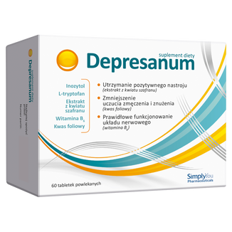 Depresanum, 60 tabletek powlekanych - 2 - zdjęcie produktu