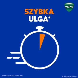 Nasivin Vicks Kids 0,25 mg/ml, aerozol do nosa, dla dzieci od 1 do 6 lat, 10 ml USZKODZONE OPAKOWANIE - 6 - zdjęcie produktu