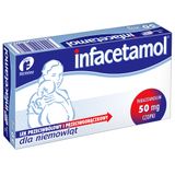 Infacetamol 50 mg, czopki dla niemowląt, 10 sztuk - miniaturka zdjęcia produktu