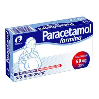 Infacetamol 50 mg, czopki dla niemowląt, 10 sztuk - 3 - zdjęcie produktu
