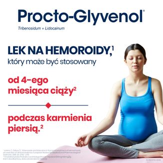 Procto-Glyvenol (50 mg + 20 mg)/ g, krem doodbytniczy, 30 g USZKODZONE OPAKOWANIE - 6 - zdjęcie produktu