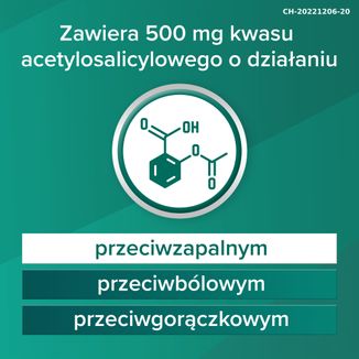 Aspirin 500 mg, 10 tabletek USZKODZONE OPAKOWANIE - 4 - zdjęcie produktu
