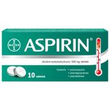 Aspirin 500 mg, 10 tabletek - miniaturka zdjęcia produktu