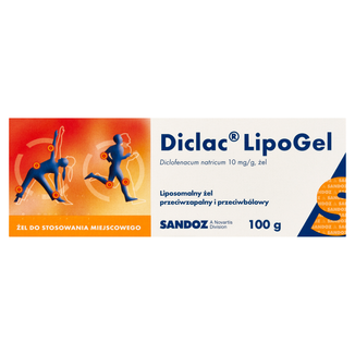 Diclac LipoGel 10 mg/ g, żel, 100 g - 2 - zdjęcie produktu