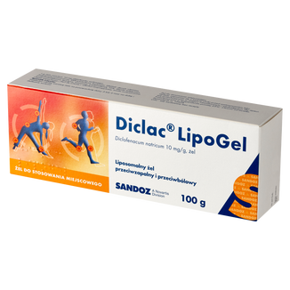 Diclac LipoGel 10 mg/ g, żel, 100 g - 2 - zdjęcie produktu