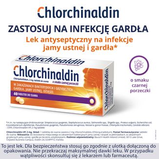 Chlorchinaldin VP 2 mg, 40 tabletek do ssania - 5 - zdjęcie produktu