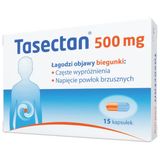 Tasectan 500 mg, 15 kapsułek USZKODZONE OPAKOWANIE - miniaturka zdjęcia produktu