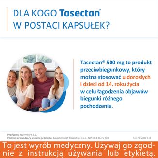 Tasectan 500 mg, 15 kapsułek USZKODZONE OPAKOWANIE - 9 - zdjęcie produktu