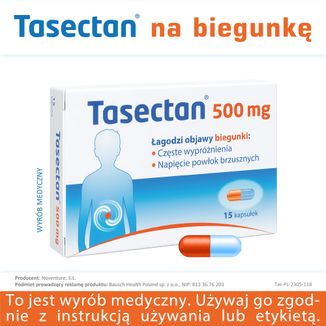 Tasectan 500 mg, 15 kapsułek - 2 - zdjęcie produktu