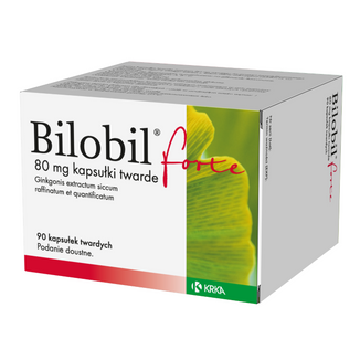 Bilobil Forte 80 mg, 90 kapsułek - zdjęcie produktu