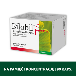 Bilobil Forte 80 mg, 90 kapsułek - 2 - zdjęcie produktu