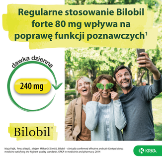 Bilobil Forte 80 mg, 90 kapsułek - 4 - zdjęcie produktu