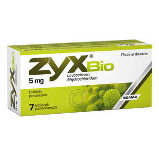 Zyx Bio 5 mg, 7 tabletek powlekanych - zdjęcie produktu