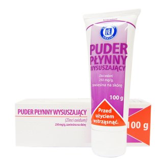 Puder płynny wysuszający 250 mg/ g, zawiesina na skórę, 100 g - zdjęcie produktu