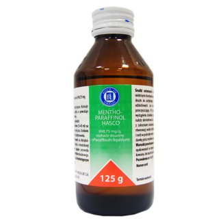 Mentho-Paraffinol Hasco 998,75 mg/ g, roztwór doustny, 125 g KRÓTKA DATA Mentho-Paraffinol Hasco 998,75 mg/ g, roztwór doustny, 125 g KRÓTKA DATA - zdjęcie produktu