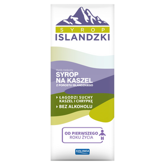 Syrop islandzki na kaszel, od 1 roku, bez alkoholu, 200 ml - zdjęcie produktu