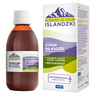 Syrop islandzki na kaszel, od 1 roku, bez alkoholu, 200 ml - 2 - zdjęcie produktu