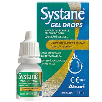 Systane Gel Drops, nawilżające krople żelowe do oczu, 10 ml - zdjęcie produktu