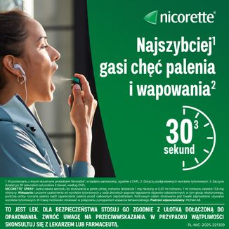 Nicorette Spray 1 mg/dawkę, aerozol do stosowania w jamie ustnej, 150 dawek - 2 - zdjęcie produktu