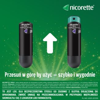 Nicorette Spray 1 mg/dawkę, aerozol do stosowania w jamie ustnej, 150 dawek - 5 - zdjęcie produktu