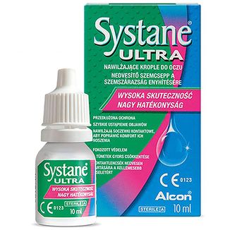Systane Ultra, nawilżające krople do oczu, 10 ml - 2 - zdjęcie produktu