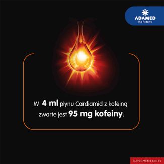 Cardiamid z kofeiną, krople, 100 ml USZKODZONE OPAKOWANIE - 3 Cardiamid z kofeiną, krople, 100 ml USZKODZONE OPAKOWANIE - 3 - zdjęcie produktu